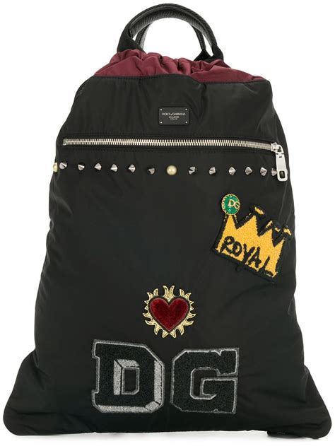 Men’s Dolce & Gabbana Drawstring Bags 